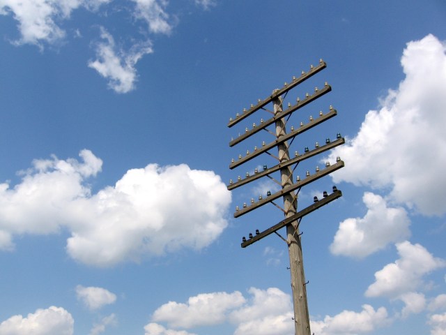 Electric Wire And Sky